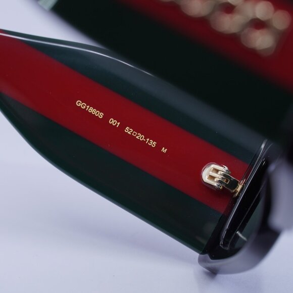 ?️ New Gucci GG1860S 001 Sunglasses - Black Frame, Grey Lenses main image 6